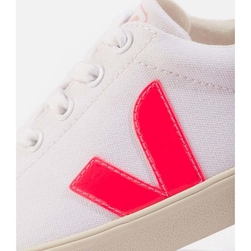 Veja ESPLAR SE CANVAS Women's Sneakers White/Pink | NZ 608EBC